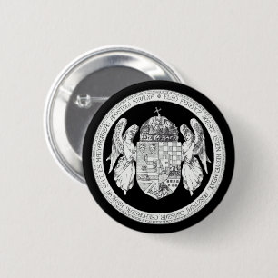 Badge Rond 5 Cm Sceau du Royaume de Hongrie