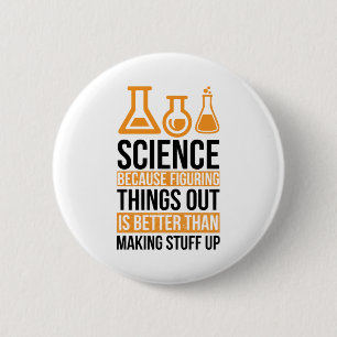 Badge Rond 5 Cm Science Lab laboratory technician Scientist
