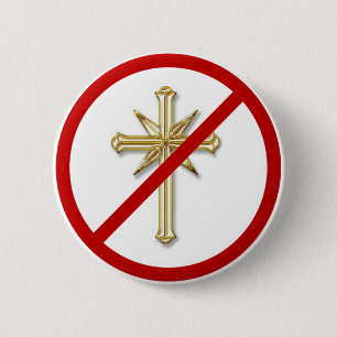 Badge Rond 5 Cm Scientology - dites non