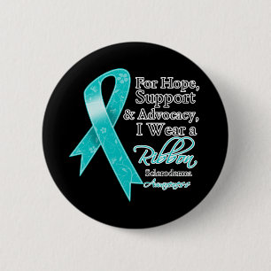 Badge Rond 5 Cm Scleroderma Soutien Espérance Sensibilisation