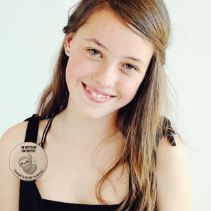 Badge Rond 5 Cm Sclérose en plaques mou pour bébé