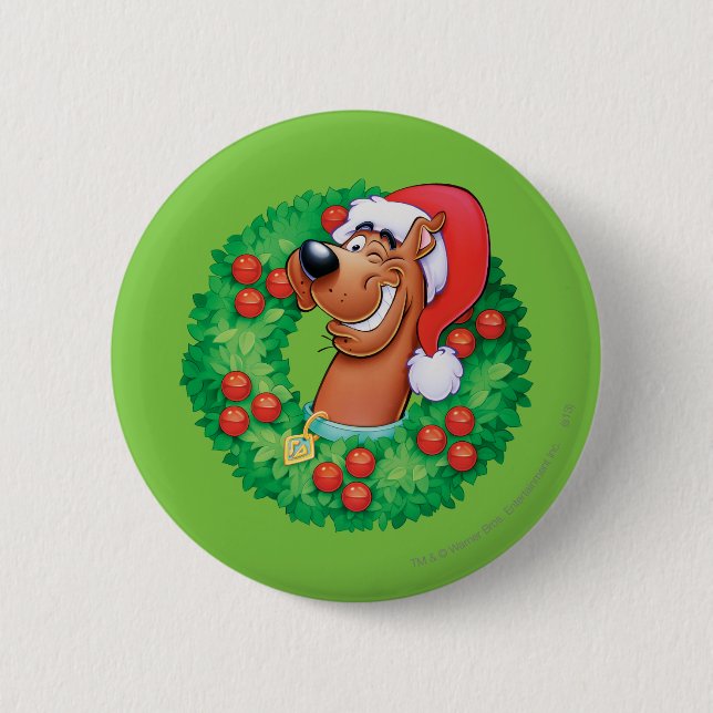 Badge Rond 5 Cm Scooby (Devant)