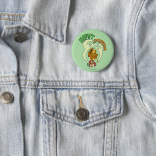 Badge Rond 5 Cm Scooby-Doo   Bonne Halloween
