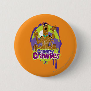 Badge Rond 5 Cm Scooby-Doo Crawlies Déplaisantes