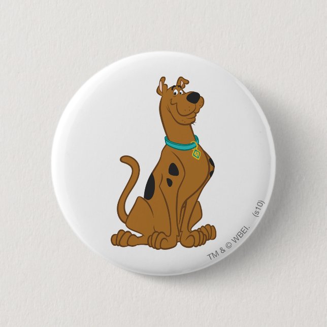 Badge Rond 5 Cm Scooby-Doo Cuter Plus que mignonne (Devant)