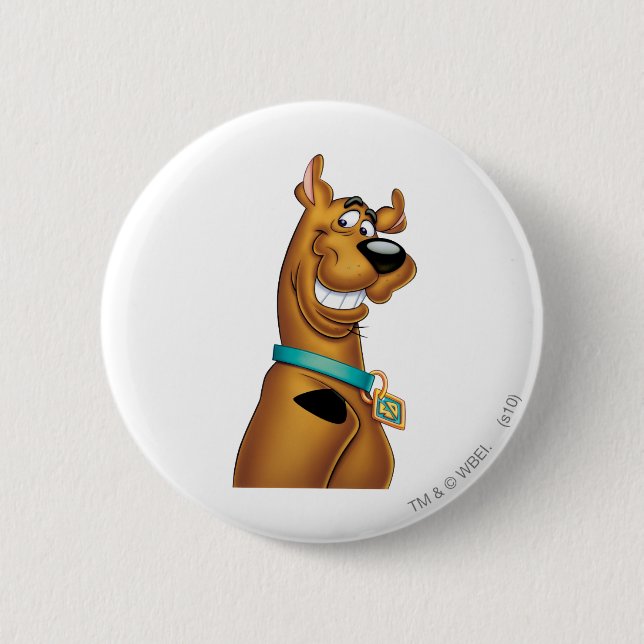 Badge Rond 5 Cm Scooby-Doo Grin (Devant)