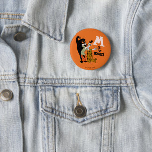 Badge Rond 5 Cm Scooby-Doo M est pour Monster