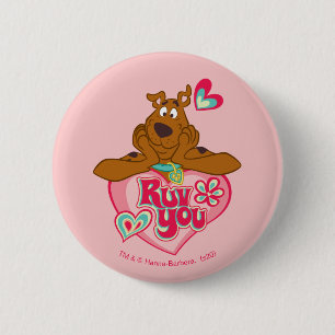 Badge Rond 5 Cm Scooby-Doo - Ruv You