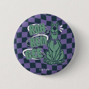 Badge Rond 5 Cm Scooby rétro "OMG"