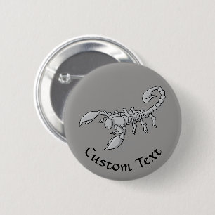 Badge Rond 5 Cm Scorpion icon