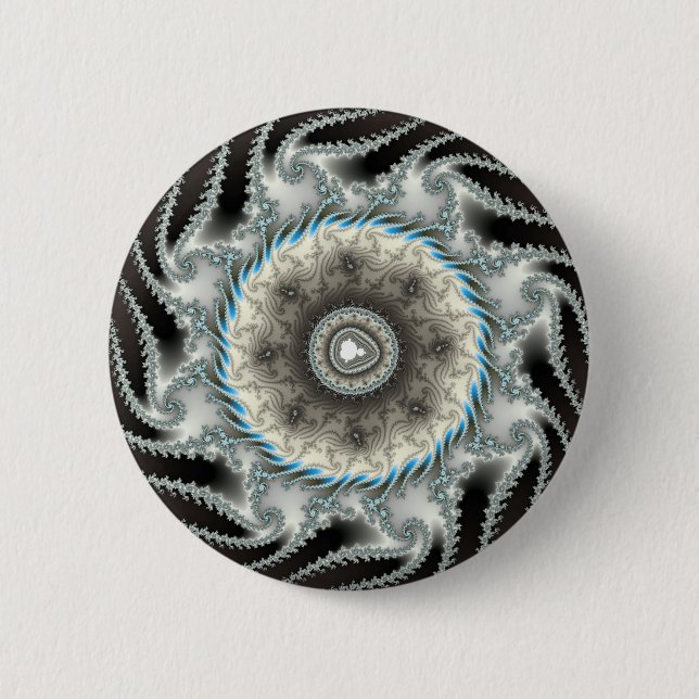 Badge Rond 5 Cm Scuibbish - fractale (Devant)