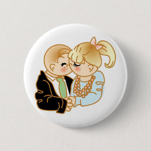 Badge Rond 5 Cm Se souvenir du premier baiser