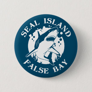 Badge Rond 5 Cm Seal Island False Bay - Plongée sous-marine avec r