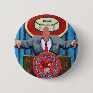 Badge Rond 5 Cm Secrétaire de la défense de Zomblandia !
