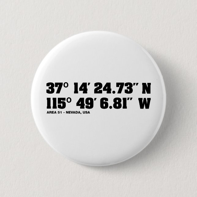 Badge Rond 5 Cm SECTEUR 51 - coordonnées (Devant)