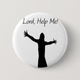 Badge Rond 5 Cm Seigneur, aide-moi