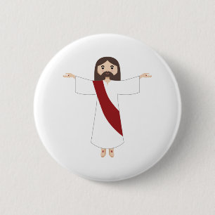 Badge Rond 5 Cm Seigneur Jésus-Christ