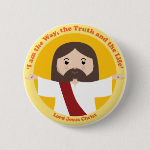 Badge Rond 5 Cm Seigneur Jésus-Christ