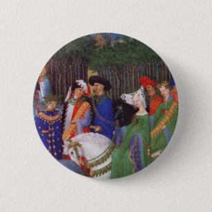 Badge Rond 5 Cm Seigneurs médiévaux