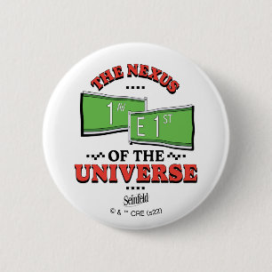 Badge Rond 5 Cm Seinfeld   Le Nexus de l'Univers
