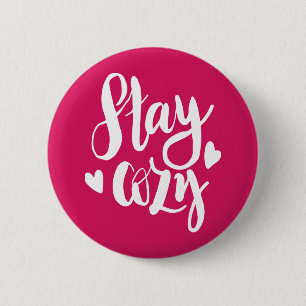 Badge Rond 5 Cm Séjournez confortable