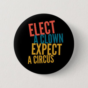 Badge Rond 5 Cm Sélectionnez un bouton clown