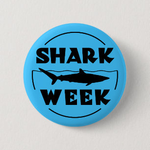 Badge Rond 5 Cm Semaine du requin