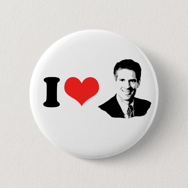 BADGE ROND 5 CM SÉNATEUR SCOTT BROWN (Devant)