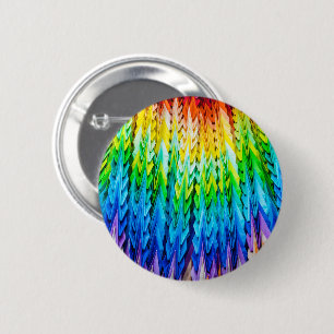 Badge Rond 5 Cm Senbazuru ou mille grues origami