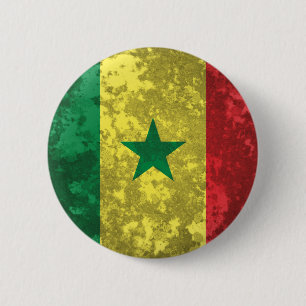 Badge Rond 5 Cm Sénégal