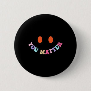 Badge Rond 5 Cm Sensibilisation à la santé Vous Problème 2 Hommes 