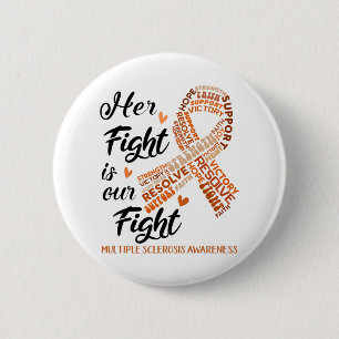 Badge Rond 5 Cm Sensibilisation à la sclérose en plaques Son com