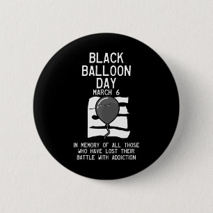 Badge Rond 5 Cm Sensibilisation à la surdose du jour du ballon