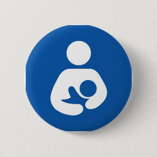 Badge Rond 5 Cm Sensibilisation à l'allaitement maternel