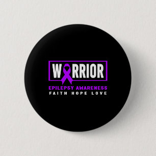 Badge Rond 5 Cm Sensibilisation à l'épilepsie - Journée violette