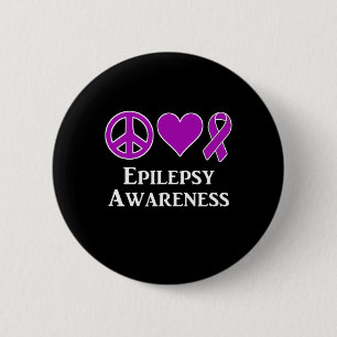 Badge Rond 5 Cm Sensibilisation à l'épilepsie Sensibilisation Tee