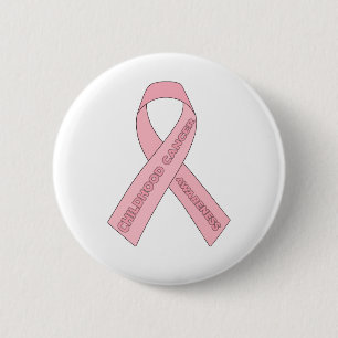 Badge Rond 5 Cm Sensibilisation au cancer chez les enfants