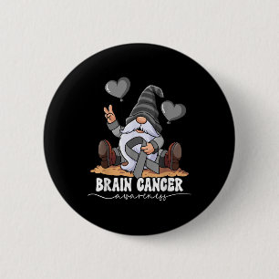 Badge Rond 5 Cm Sensibilisation au cancer du cerveau