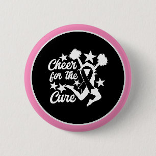 Badge Rond 5 Cm Sensibilisation au cancer du sein Pink Cheer to CU