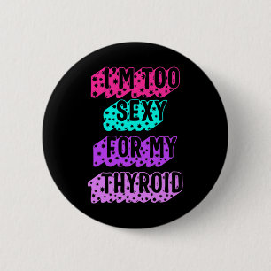 Badge Rond 5 Cm Sensibilisation au cancer Je suis trop Y pour mon