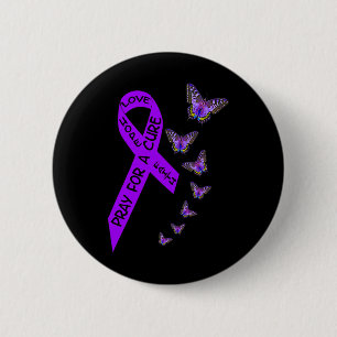 Badge Rond 5 Cm Sensibilisation au cancer pancréatique Femmes Papi