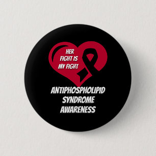 Badge Rond 5 Cm Sensibilisation au syndrome des antiphospholipides
