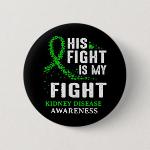 Badge Rond 5 Cm Sensibilisation aux maladies du rein Survivant Gre