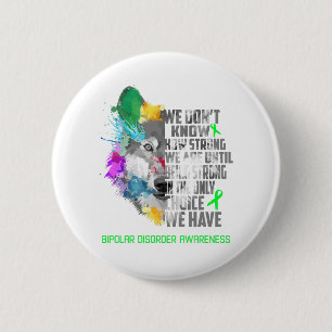 Badge Rond 5 Cm Sensibilisation aux troubles bipolaires Cadeaux de