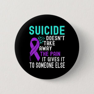 Badge Rond 5 Cm Sensibilisation Santé mentale Prévention du suicid
