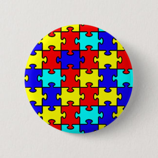 Badge Rond 5 Cm Sensibilisation sur l'autisme