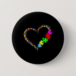 Badge Rond 5 Cm Sensibilisation sur l'autisme Accepter Comprendre 
