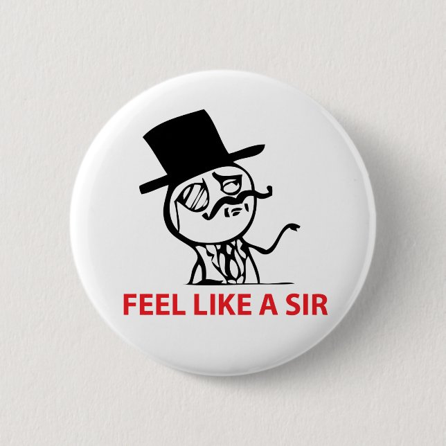 Badge Rond 5 Cm Sentez comme monsieur Button (Devant)