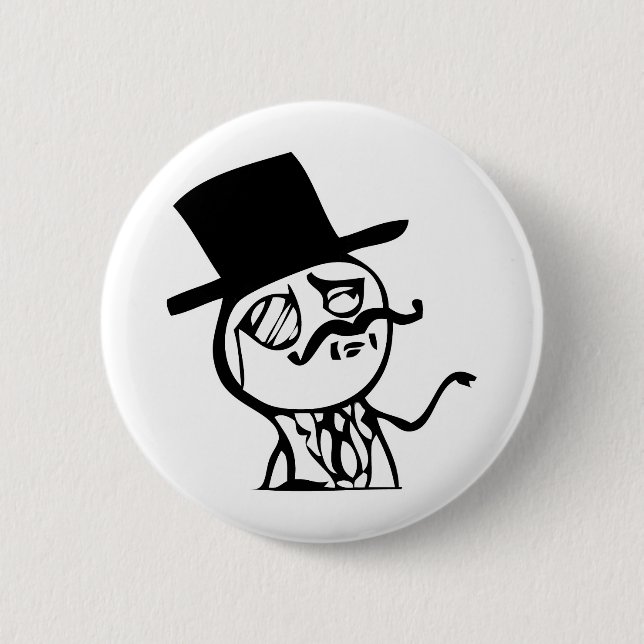 Badge Rond 5 Cm Sentez comme un meme de monsieur comique (Devant)