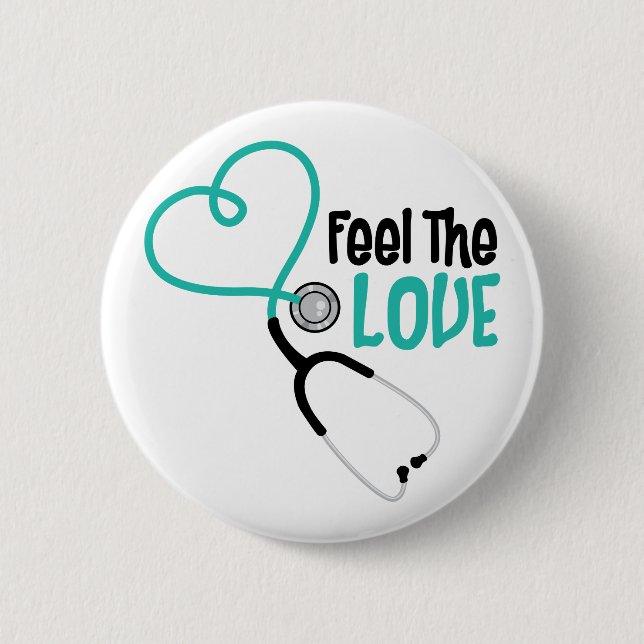 Badge Rond 5 Cm Sentez l'amour (Devant)